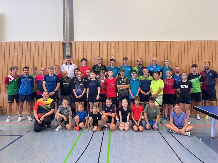 Trainingsgruppe beim Sommerlehrgang